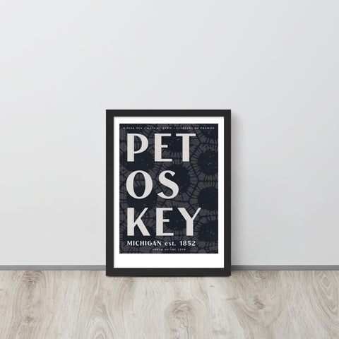 Petoskey Poster - Framed